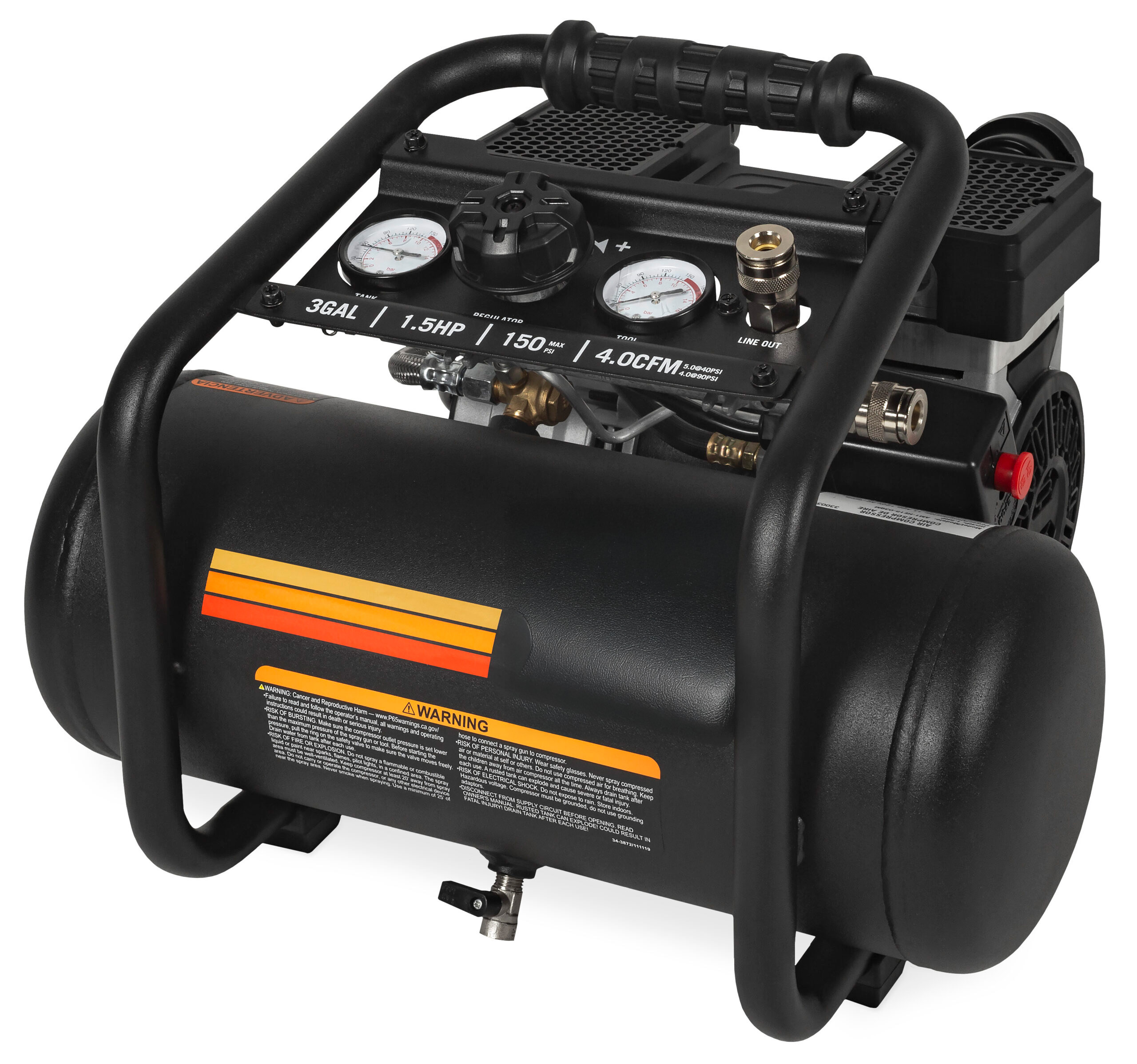 3-Gallon Single Stage Electric