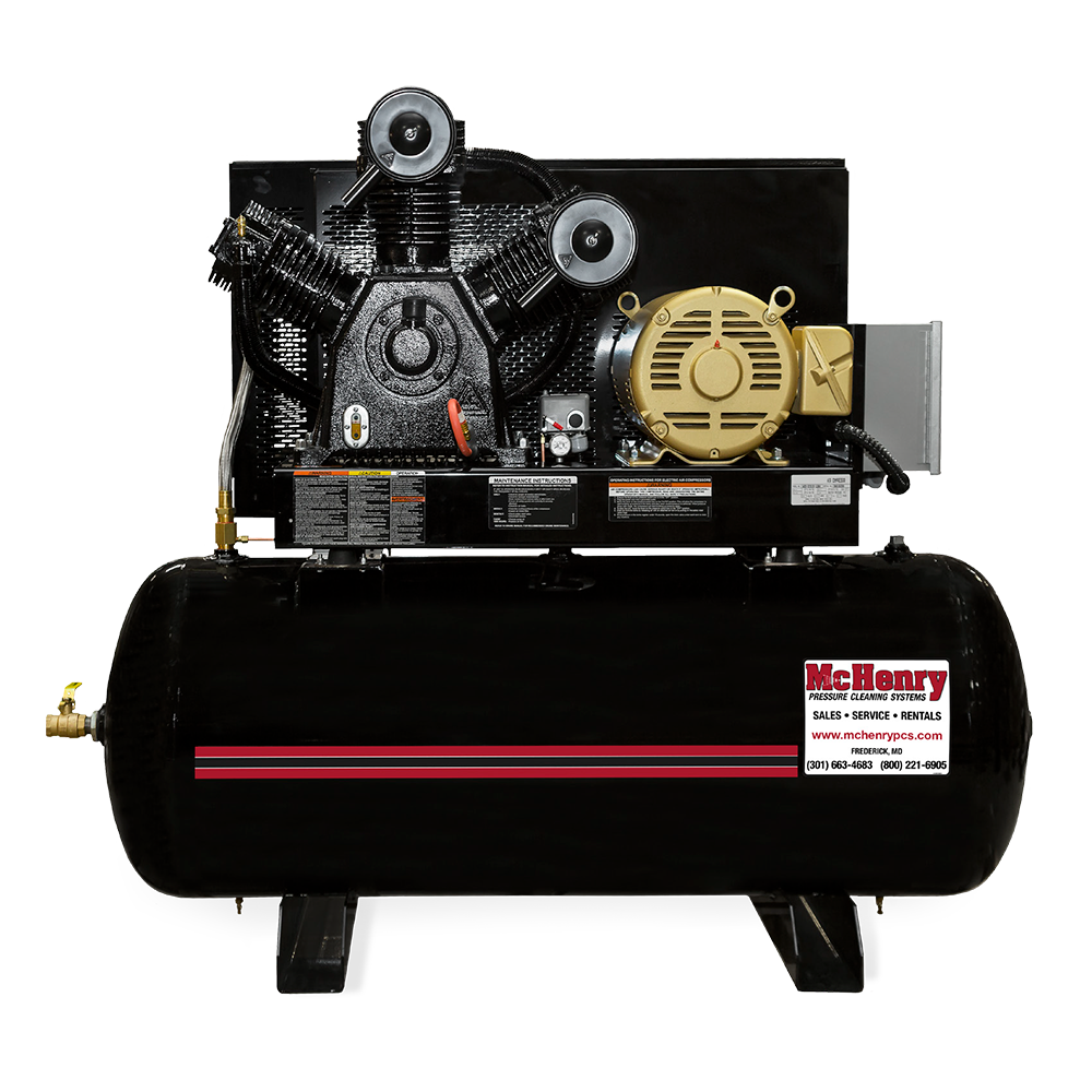 120-Gallon Two Stage Electric Simplex Series - 10.0 HP